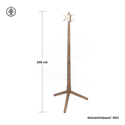Keinachtsbaum® Niki – Ash wood, 100 cm