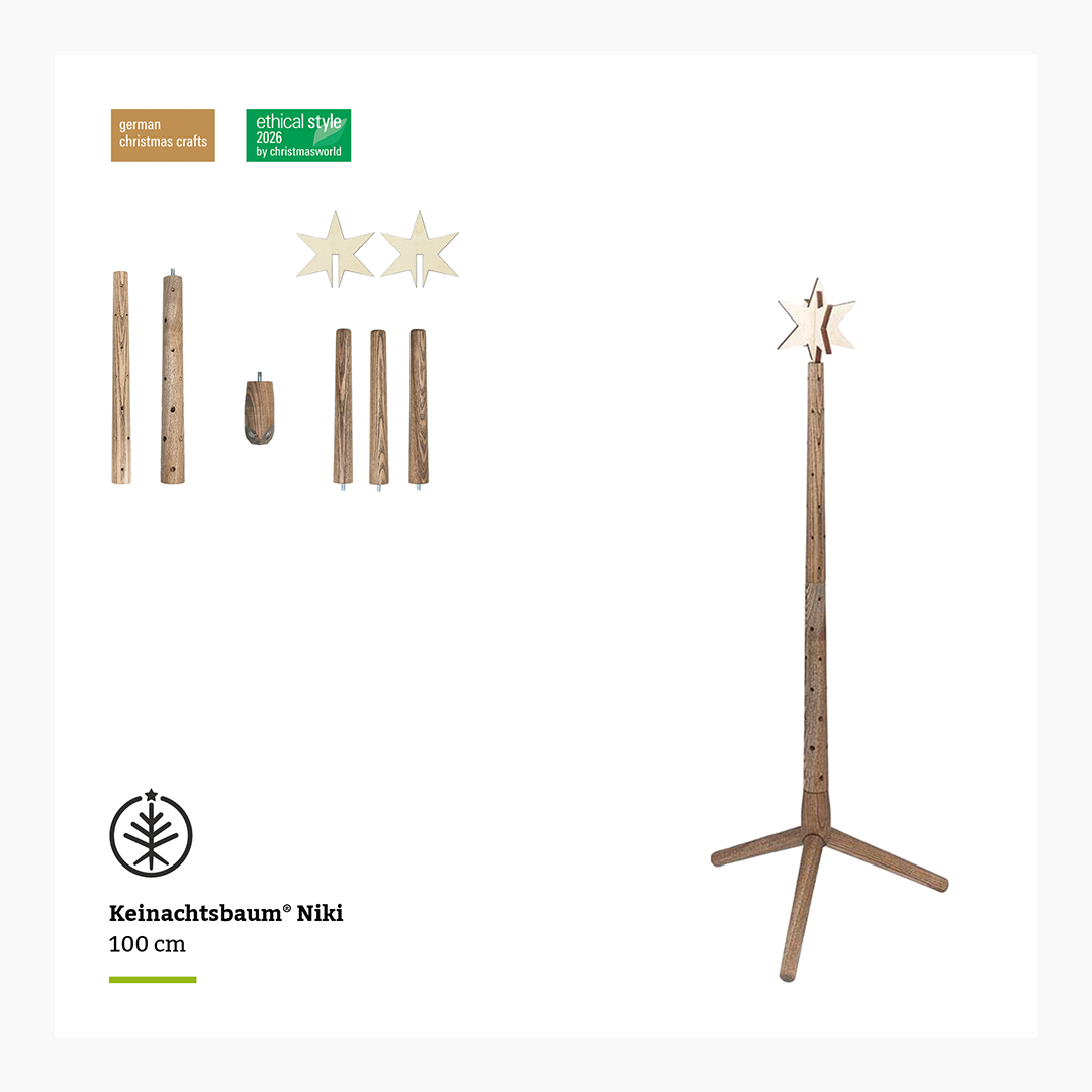 Bettertree® Niki – Ash wood, 100 cm