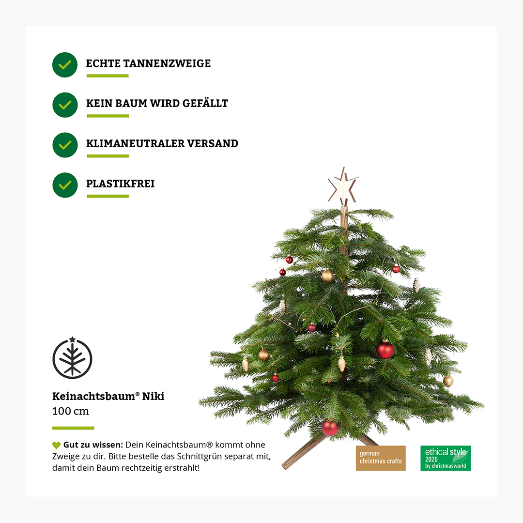 Bettertree® Niki – Ash wood, 100 cm