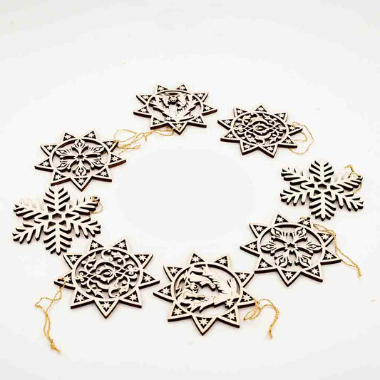 Wooden Jewelry 8-Piece Set