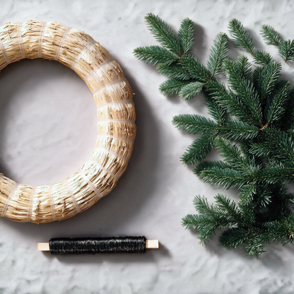 Fresh Noble fir greenery